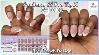 TRYING OUT SAVILAND SSProTip X KIT GEL X NAIL KIT  PR Unboxing  Nail Tutorial for Beginners [upl. by Aitnis]