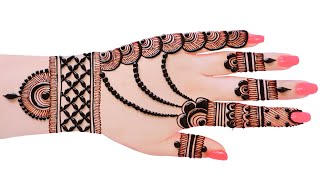 Stylish mehndi design front hand mehndi design easy amp simple  mehandi ka design  mehndi designs [upl. by Sitsuj267]