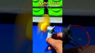 How To Use dc Fan in Science Project shorts nanotech technical technology dcmotor dc775motor [upl. by Fanchet]