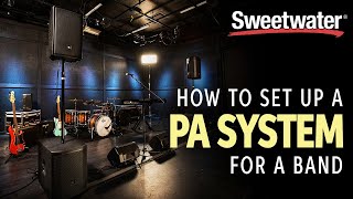 How to Set Up a PA System for a Band [upl. by Gleeson846]