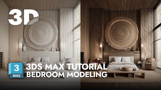 3ds Max Tutorial Beginner Friendly  Bedroom Modeling [upl. by Fleda]