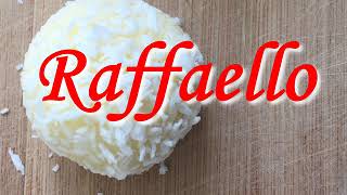 Raffaello Recipe  So easy to make  Reteta Rafaelo  Coconut balls  4 Ingredients Recipe [upl. by Teodor]