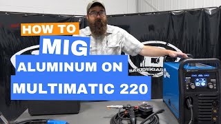 Spoolgun for aluminum MIG on Multimatic 220 Spoolmate 100  Spoolmate 150 Review [upl. by Dich]