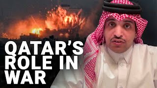 IsraelHamas war Qatari diplomatic expert explains Qatar’s role in the conflict [upl. by Ttayh117]