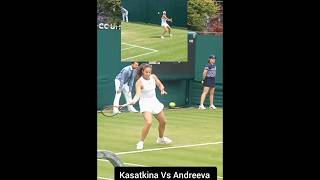 Ningbo Finalists Kasatkina and Andreeva wta tennis [upl. by Portugal]