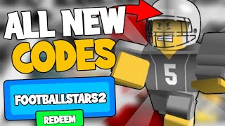 ALL FOOTBALL STARS 2 CODES April 2022  ROBLOX Codes SECRETWORKING [upl. by Benisch74]