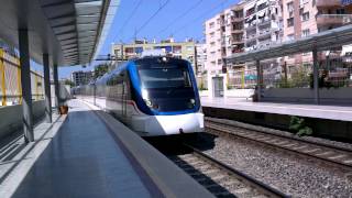 SBahn Izmir  Einfahrt BRE22000 in Naldöken [upl. by Lissi]