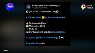 COPA ARGENTINA  NOTICIERO 9 [upl. by Atoked]