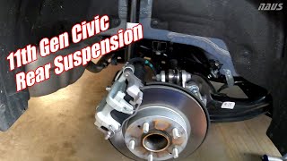 11thGen Civic Rear Suspension First Look amp Thoughts 20222024 [upl. by Clabo]