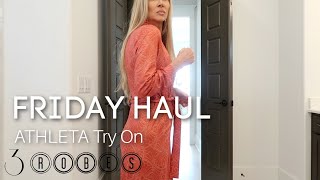 Friday Haul  Athleta  3 NEW Robes  Try On Video [upl. by Rohclem]