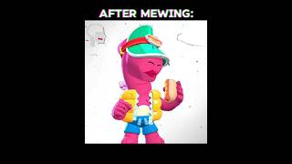 Brawlers love mewing shorts brawl brawlstars lily newbrawleredgar memes Draco mewing [upl. by Erdied]