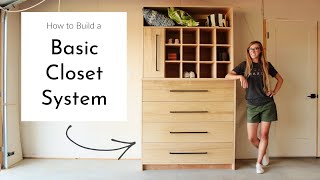 How to Build a Closet SystemDrawers Cubbies amp BeltTie Rack [upl. by Pfeffer681]