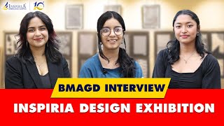 Inspiria design exhibition 2024  interview with BMAGD Students  Inspiria Knowledge Campus [upl. by Anoli420]