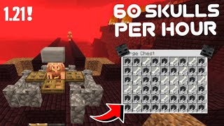 Minecraft 121 Wither Skeleton Farm No Spawn Proofing  2XGAMINGG [upl. by Alamap895]