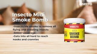 How to clear your room from all known insects using Insecto Midi smoke bomb [upl. by Dallis]