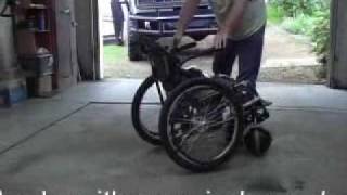 Rough Roller Off Road Wheelchair Device  Assembly [upl. by Tertius]