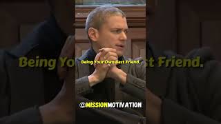 How To Talk To Yourself By Wentworth Miller  Wentworth Miller Motivation  shorts [upl. by Annavaig]