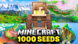 Top 1000 Best Minecraft Seeds of ALL TIME [upl. by Beisel111]