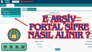 MALİYEYE GİTMEDEN ŞİFRE NASIL ALINIR   E ARŞİV PORTAL ŞİFRE ALMA  E ARŞİV FATURA KESMEK İÇİN [upl. by Aronoel704]