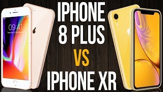 iPhone 8 Plus vs iPhone XR Comparativo [upl. by Ivets]