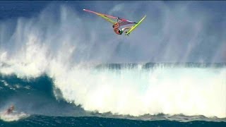 Windsurfers get HUGE air at Lanes Hawaii [upl. by Xantha]