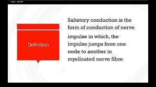 Saltatory Conduction [upl. by Ettelrahc]