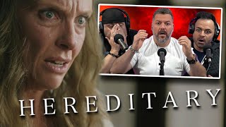 Watch our souls leave our bodies first time watching Hereditary movie reaction [upl. by Aymik]