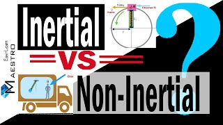 Inertial vs Non Inertial Frame of Reference  why and when to use Pseudo Forces  Physics [upl. by Jeniece]