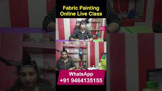 Fabric painting online live classes  Next batch from 6th November 2024 painting fabricpainting [upl. by Dylan]