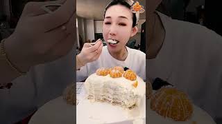 🍰🍮🎂 Cake Delight ASMR Mukbang Mukbang ASMR SweetMoments [upl. by Ortensia]