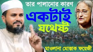 তার পালানোর কারণ একটাই যথেষ্ট  মাওলানা মোস্তাক ফয়েজী পীর সাহেব  Mawlana Mustak Faizi [upl. by Katzir1]