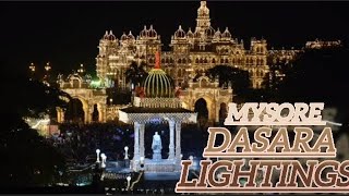 night 😱Mysore Dasara lightings🌃🏍️motovlog kannada funnyaestheticdasara dasarainauguration [upl. by Anitnegra]