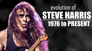 The Evolution of Steve Harris 1976 to present [upl. by Ijnek]