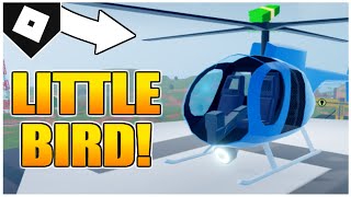 How to get the NEW LITTLE BIRD HELICOPTER  LOCATION in JAILBREAK ROBLOX [upl. by Ahsemat]