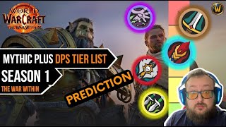 TWW M DPS Tier List Tank and Heals included  The War Within [upl. by Enidanreb125]