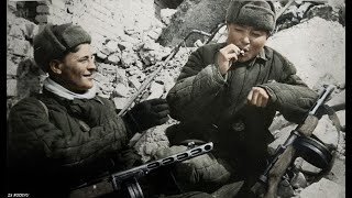 Battle of Stalingrad Color Footage 19421943  HD WW2 [upl. by Jenn]