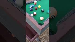 Mini pool table upgrade ball return bin added and some paint too Sam 11 2024 minipooltable build [upl. by Ikcaj671]