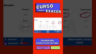 Curso exacer  Guía MATEMÁTICAS cursoexacer guiaexacer examendeadmision [upl. by Niveek884]