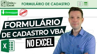 Formulário de Cadastro de Clientes com CEP Automático Excel VBA [upl. by Laure691]