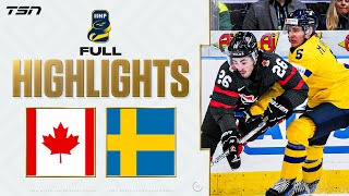 Canada vs Sweden FULL HIGHLIGHTS  2024 World Junior Championship [upl. by Marcos]