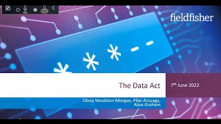 Privacy Series The EU Data Act [upl. by Terry]