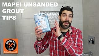 Mapei Unsanded Grout and Grout Maximizer for Bathrooms Quick Tips [upl. by Aschim]