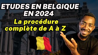 Étudier en Belgique en 2024 la procédure complète de A à Z [upl. by Javler607]