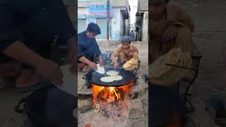 village style desi saag paratha  chepest price aalo paratha  traditional street food [upl. by Ynatil333]