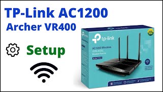 HowTo Setup TPLink AC1200 Archer VR400 VDSLADSL Modem  TPLink VR400 Setup  horizoninfotech [upl. by Duston524]