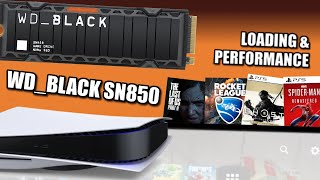 WD Black SN850 PS5 SSD Loading amp Performance Test 6 [upl. by Criswell]