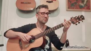 Céline Hugues Aufray guitare fingerstyle par Shaï Sebbag 2016 [upl. by Kinghorn]