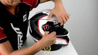 Remove Helmet Visor  How to video [upl. by Lever]