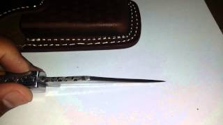 Como Saber si es Acero de Damasco Damascus Steel how to know [upl. by Etiragram929]