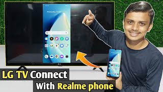 Realme phone ko lg tv sa kaise connect karen  Lg tv ko Realme phone sa kaise connect karen [upl. by Kistner]